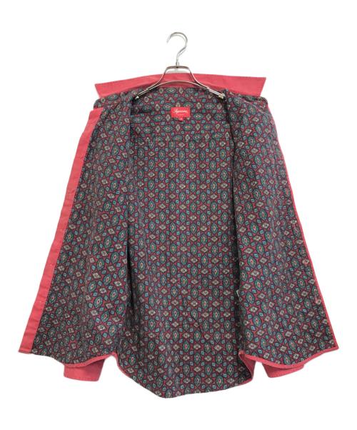 SUPREME（シュプリーム）Supreme (シュプリーム) 裏地ペイズリーシャツ レッド サイズ:Lの古着・服飾アイテム