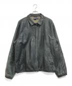 POLO RALPH LAURENポロ・ラルフローレン）の古着「レザージャケット」｜ブラック