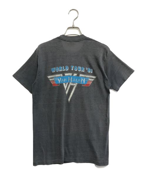 バンドTシャツ（バンドTシャツ）バンドTシャツ (バンドTシャツ) 80’s van halen(ヴァン・ヘイレン) バンドTシャツ ブラック サイズ:LARGEの古着・服飾アイテム