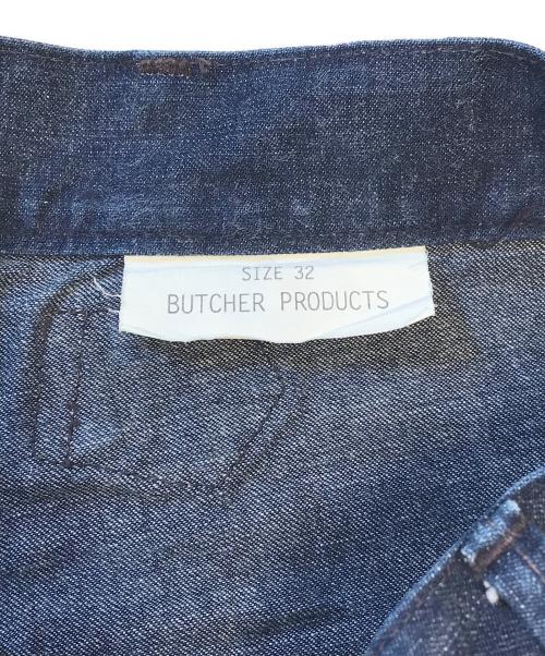BUTCHER PRODUCTS（ブッチャープロダクツ）BUTCHER PRODUCTS (ブッチャープロダクツ) シンチバック デニムデッキトラウザーズ インディゴ サイズ:32の古着・服飾アイテム