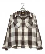 BUTCHER PRODUCTSブッチャープロダクツ）の古着「チェックシャツ」｜ブラウン