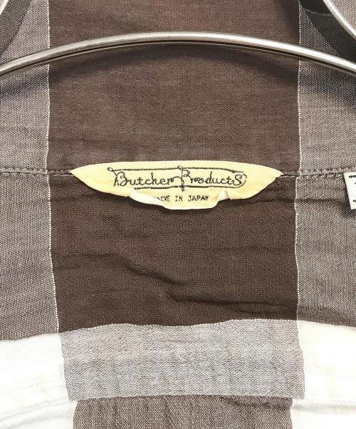BUTCHER PRODUCTS（ブッチャープロダクツ）BUTCHER PRODUCTS (ブッチャープロダクツ) チェックシャツ ブラウン サイズ:14½の古着・服飾アイテム