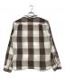 BUTCHER PRODUCTS (ブッチャープロダクツ) チェックシャツ ブラウン サイズ:14½：13000円
