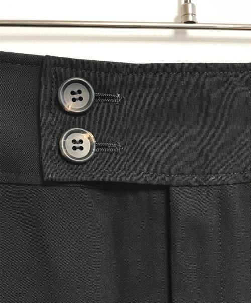 Y's（ワイズ）Y's (ワイズ) ウールギャバーロングスカート ブラック サイズ:2の古着・服飾アイテム