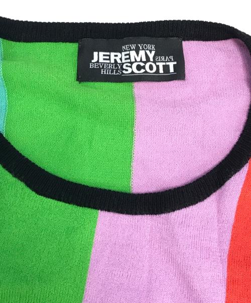 JEREMY SCOTT（ジェレミー スコット）JEREMY SCOTT (ジェレミースコット) 総柄ニット マルチカラー サイズ:Mの古着・服飾アイテム