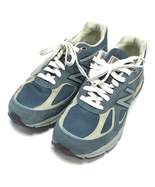 NEW BALANCE（ニューバランス）NEW BALANCE (ニューバランス) AURALEE (オーラリー) ローカットスニーカー ブルー サイズ:US8½/UK8/EU42の古着・服飾アイテム