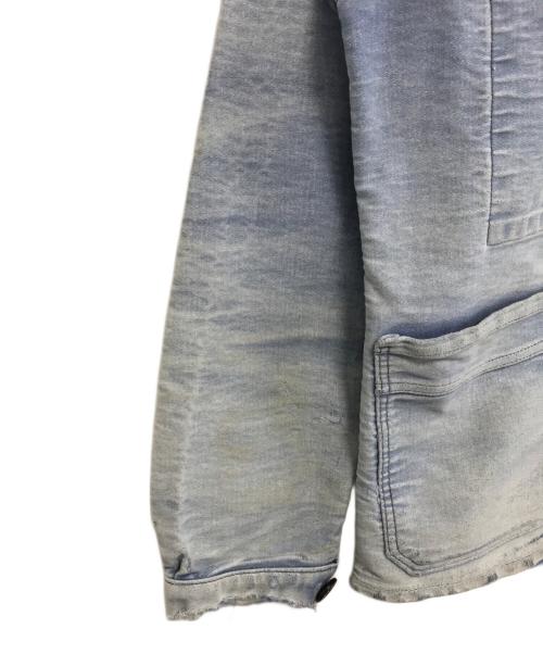 LE MONT ST MICHEL（ル・モンサンミッシェル）LE MONT ST MICHEL (ル・モンサンミッシェル) モールスキンジャケット ブルー サイズ:表記なしの古着・服飾アイテム