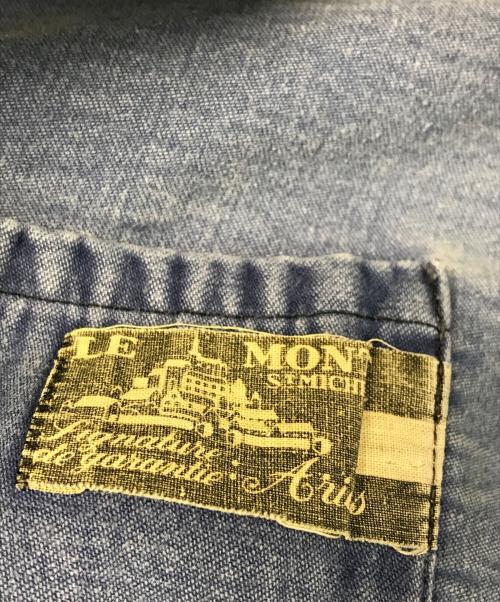 LE MONT ST MICHEL（ル・モンサンミッシェル）LE MONT ST MICHEL (ル・モンサンミッシェル) モールスキンジャケット ブルー サイズ:表記なしの古着・服飾アイテム