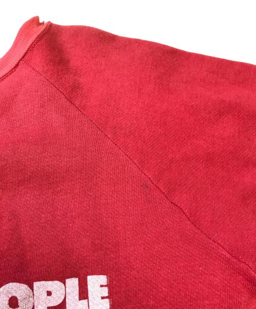 バンドスウェット（バンドスウェット）バンドスウェット (バンドスウェット) 60s-70sMOTT THE HOOPLE(モット・ザ・フープル) バンドスウェット レッド サイズ:XLの古着・服飾アイテム