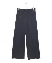 VINTAGE MILITARY（ヴィンテージ ミリタリー）の古着「U'S NAVY ウールセーラーパンツ」｜ネイビー