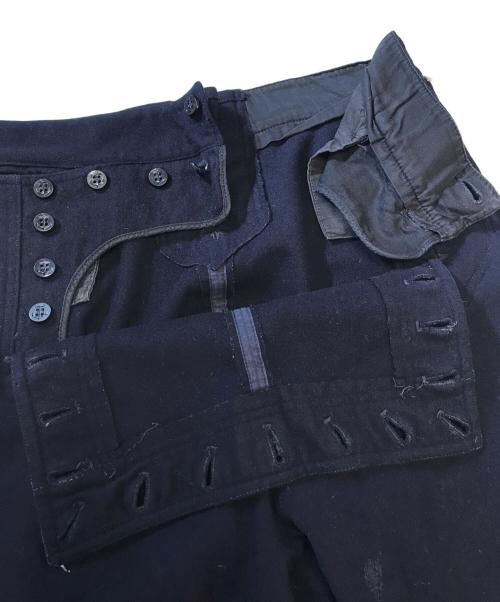 VINTAGE MILITARY（ヴィンテージ ミリタリー）VINTAGE MILITARY (ヴィンテージ ミリタリー) U'S NAVY ウールセーラーパンツ ネイビー サイズ:表記なしの古着・服飾アイテム