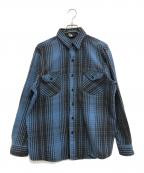 OSH KOSH B'goshオシュコシュ ビゴッシュ）の古着「ネルシャツ」｜ブルー