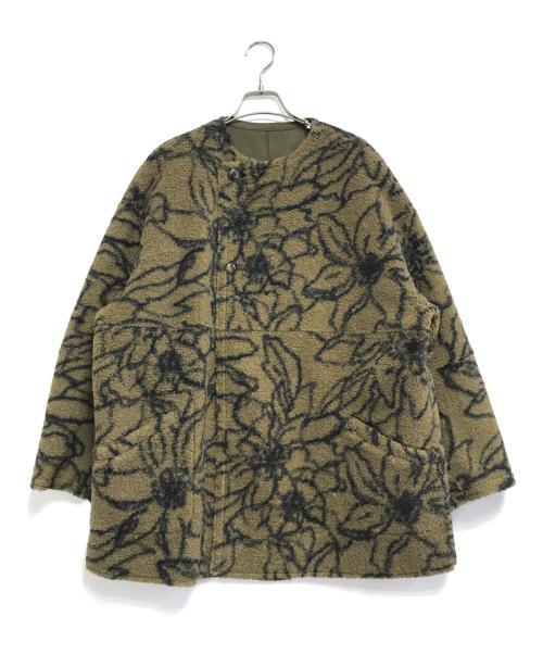Ameri（アメリ）Ameri (アメリ) REVERSIBLE FAKE BOA MIDI COAT グリーン サイズ:Freeの古着・服飾アイテム