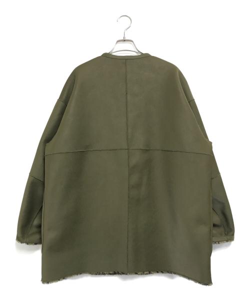 Ameri（アメリ）Ameri (アメリ) REVERSIBLE FAKE BOA MIDI COAT グリーン サイズ:Freeの古着・服飾アイテム