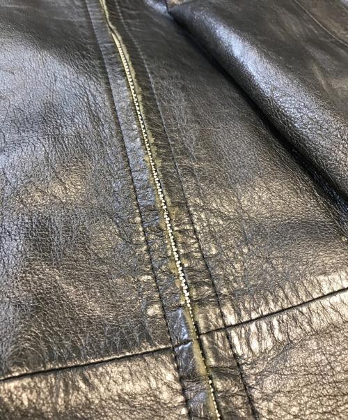 SEXY DYNAMITE（セクシー・ダイナマイト）SEXY DYNAMITE (セクシー・ダイナマイト) レザースイングトップ ブラック サイズ:Lの古着・服飾アイテム