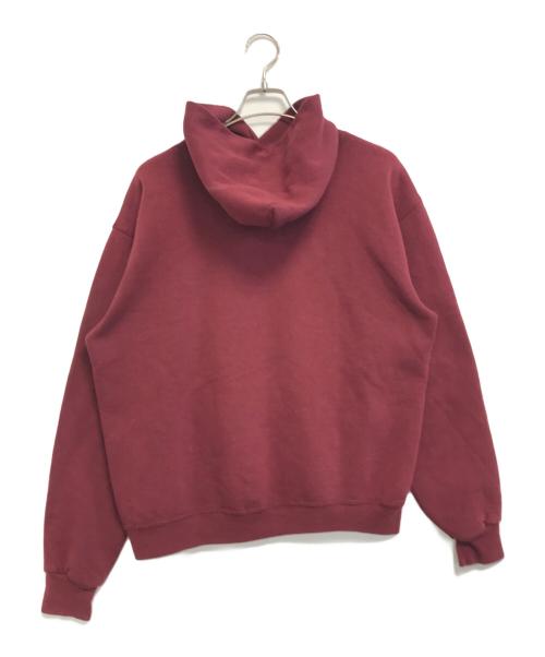 RUSSELL ATHLETIC（ラッセルアスレチック）RUSSELL ATHLETIC (ラッセルアスレチック) ブランクプルオーバーパーカー レッド サイズ:Lの古着・服飾アイテム