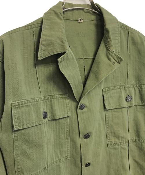 VINTAGE MILITARY（ヴィンテージ ミリタリー）VINTAGE MILITARY (ヴィンテージ ミリタリー) US ARMY M-47 HBTジャケット グリーン サイズ:36Rの古着・服飾アイテム