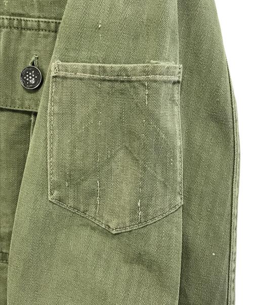VINTAGE MILITARY（ヴィンテージ ミリタリー）VINTAGE MILITARY (ヴィンテージ ミリタリー) US ARMY M-47 HBTジャケット グリーン サイズ:36Rの古着・服飾アイテム