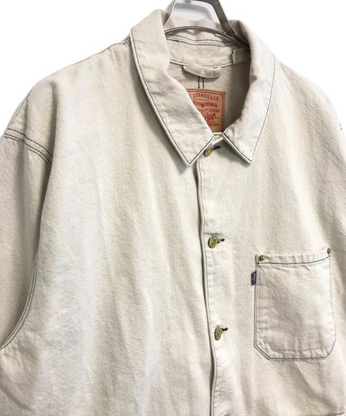 LEVI'S（リーバイス）LEVI'S (リーバイス) Snoop Dogg (スヌープドッグ) カバーオール ホワイト サイズ:Lの古着・服飾アイテム