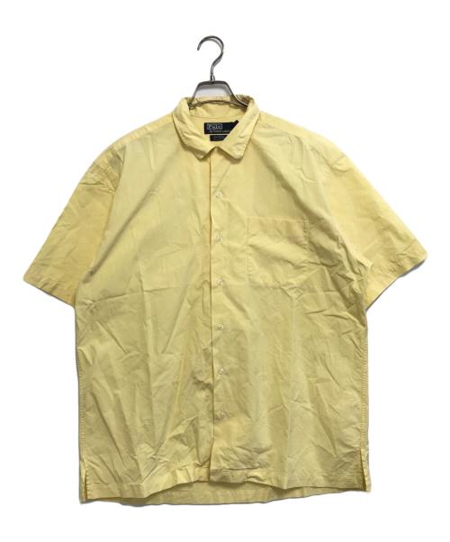 POLO RALPH LAUREN（ポロ・ラルフローレン）POLO RALPH LAUREN (ポロ・ラルフローレン) 半袖オープンカラーシャツ イエロー サイズ:Lの古着・服飾アイテム