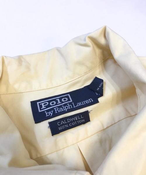 POLO RALPH LAUREN（ポロ・ラルフローレン）POLO RALPH LAUREN (ポロ・ラルフローレン) 半袖オープンカラーシャツ イエロー サイズ:Lの古着・服飾アイテム