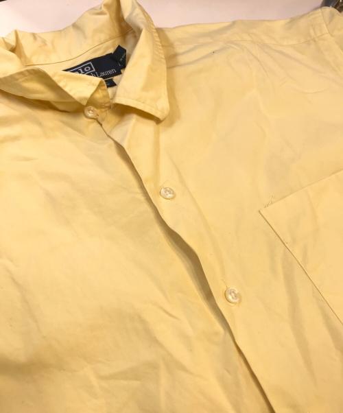 POLO RALPH LAUREN（ポロ・ラルフローレン）POLO RALPH LAUREN (ポロ・ラルフローレン) 半袖オープンカラーシャツ イエロー サイズ:Lの古着・服飾アイテム
