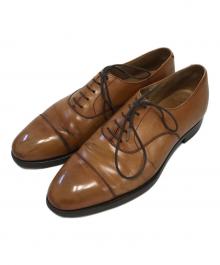 Crockett & Jones（クロケット＆ジョーンズ）の古着「ストレートチップシューズ」｜ブラウン