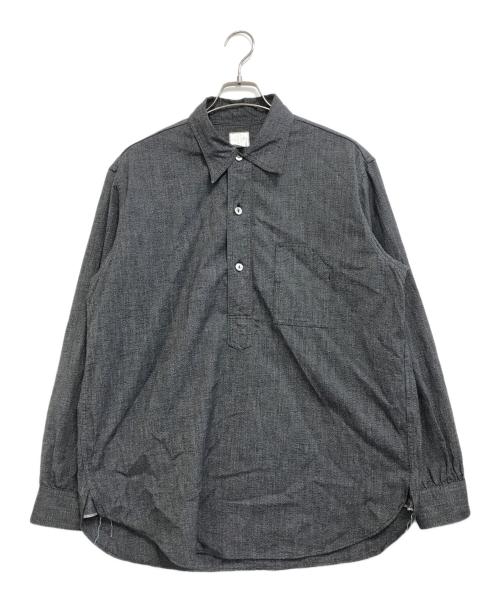 POST O'ALLS（ポストオーバーオールズ）POST O'ALLS (ポストオーバーオールズ) プルオーバーシャツ グレー サイズ:Mの古着・服飾アイテム