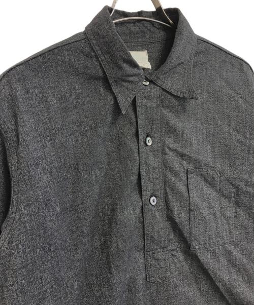 POST O'ALLS（ポストオーバーオールズ）POST O'ALLS (ポストオーバーオールズ) プルオーバーシャツ グレー サイズ:Mの古着・服飾アイテム