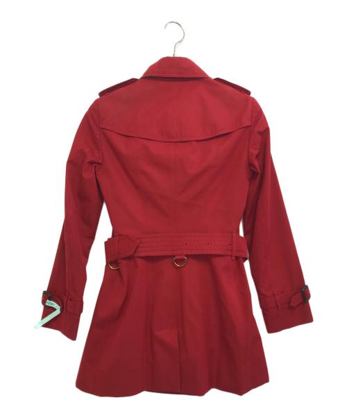 BURBERRY（バーバリー）BURBERRY (バーバリー) トレンチコート レッド サイズ:UK2の古着・服飾アイテム