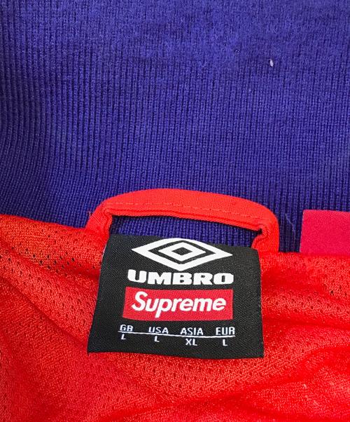SUPREME（シュプリーム）SUPREME (シュプリーム) UMBRO (アンブロ) Cotton Ripstop Track Jacket レッド サイズ:XLの古着・服飾アイテム