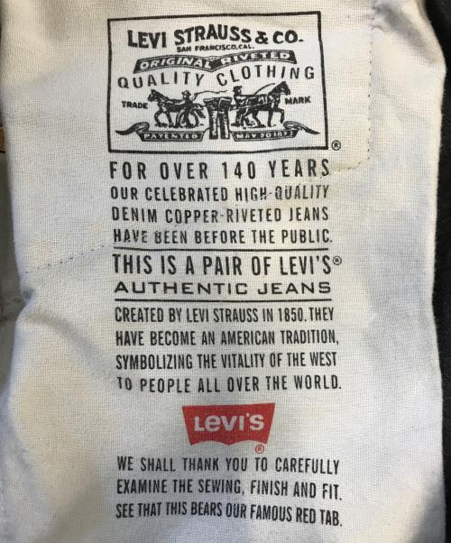 LEVI'S（リーバイス）LEVI'S (リーバイス) 505後染めブラックデニム ブラック サイズ:W34 Ｌ30の古着・服飾アイテム
