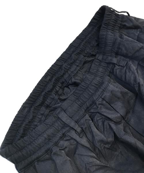 YOHJI YAMAMOTO REGULATION（ヨウジヤマモトレギュレーション）YOHJI YAMAMOTO REGULATION (ヨウジヤマモトレギュレーション) シワ加工ストレートパンツ ブラック サイズ:1の古着・服飾アイテム