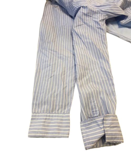 COMME des GARCONS HOMME DEUX（コムデギャルソン オム ドゥ）COMME des GARCONS HOMME DEUX (コムデギャルソン オム ドゥ) デザインシャツ スカイブルー サイズ:Ｍの古着・服飾アイテム