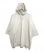 HOMME PLISSE ISSEY MIYAKEオム プリッセ イッセイ ミヤケ）の古着「プリーツパーカー」｜ホワイト