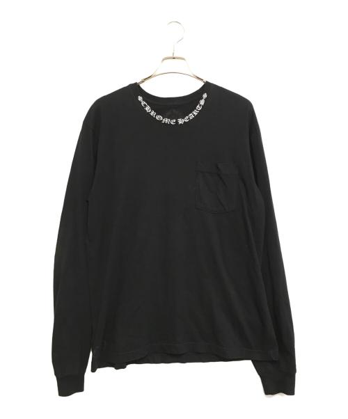 CHROME HEARTS（クロムハーツ）CHROME HEARTS (クロムハーツ) カットソー ブラック サイズ:Lの古着・服飾アイテム