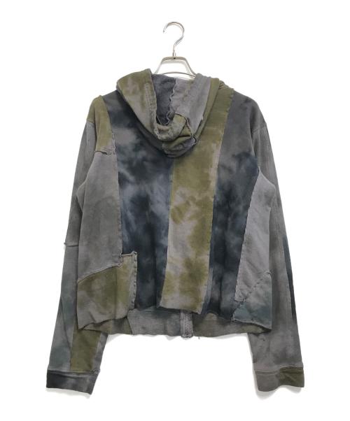 ANT/ANTI（アントアンチ）ANT/ANTI (アントアンチ) Scrap Zipup Warm Oil パーカー ブラウン サイズ:1の古着・服飾アイテム