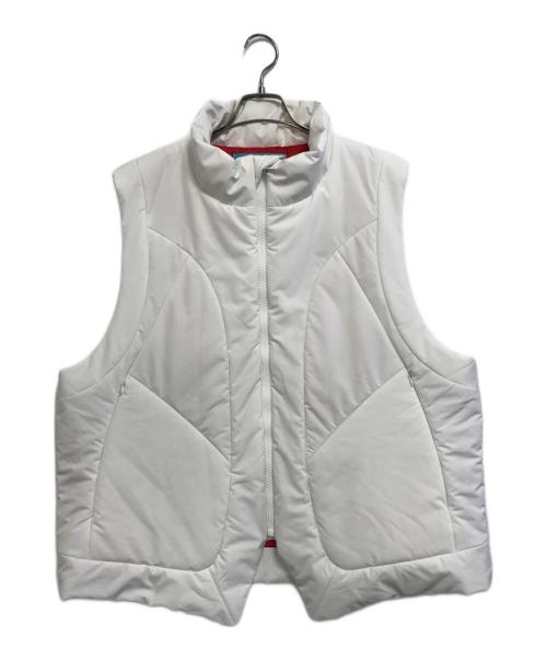 MUZE（ミューズ）MUZE (ミューズ) PADDED CURVE VEST ホワイト サイズ:2の古着・服飾アイテム