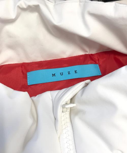 MUZE（ミューズ）MUZE (ミューズ) PADDED CURVE VEST ホワイト サイズ:2の古着・服飾アイテム