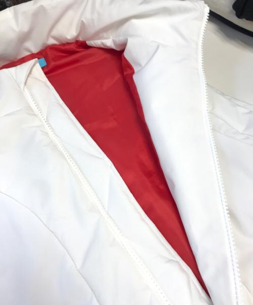 MUZE（ミューズ）MUZE (ミューズ) PADDED CURVE VEST ホワイト サイズ:2の古着・服飾アイテム