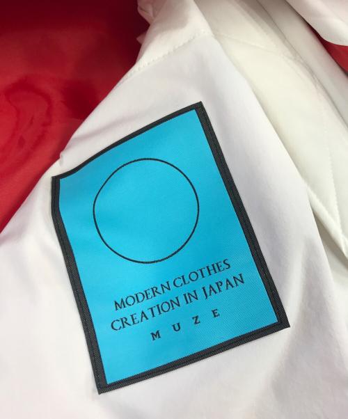 MUZE（ミューズ）MUZE (ミューズ) PADDED CURVE VEST ホワイト サイズ:2の古着・服飾アイテム