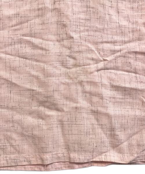 Pilgrim（ピルグリム）Pilgrim (ピルグリム) プルオーバーシャツ ピンク×ブラック サイズ:Mの古着・服飾アイテム