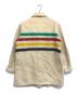 hudson's bay (ハドソンズバイ) マルチボーダーウールジャケット アイボリー サイズ:表記なし：13000円