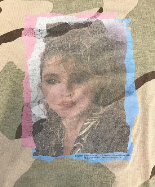 ムービーTシャツ（ムービーTシャツ）ムービーTシャツ (ムービーTシャツ)  80s SEEKING SUSAN マドンナムービーtシャツ グレー サイズ:Sの古着・服飾アイテム
