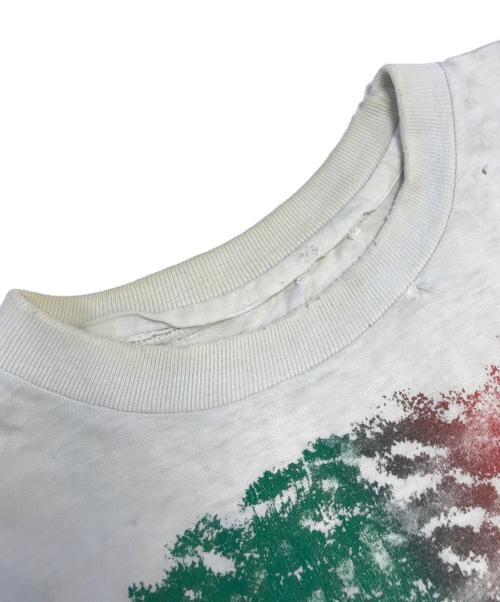 バンドTシャツ（バンドTシャツ）バンドTシャツ (バンドTシャツ) 80s ボブマーリー バンドTシャツ ホワイト サイズ:表記なしの古着・服飾アイテム