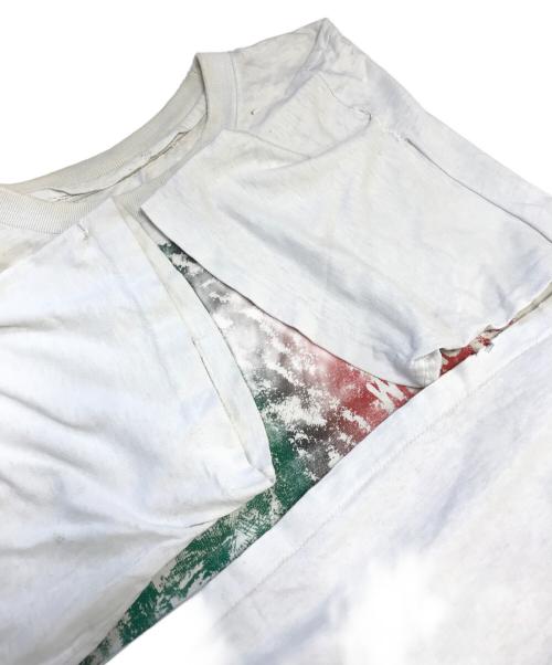 バンドTシャツ（バンドTシャツ）バンドTシャツ (バンドTシャツ) 80s ボブマーリー バンドTシャツ ホワイト サイズ:表記なしの古着・服飾アイテム