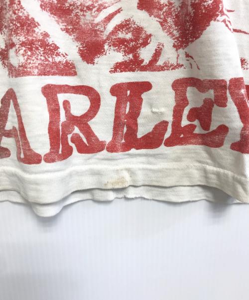 バンドTシャツ（バンドTシャツ）バンドTシャツ (バンドTシャツ) 80s ボブマーリー バンドTシャツ ホワイト サイズ:表記なしの古着・服飾アイテム