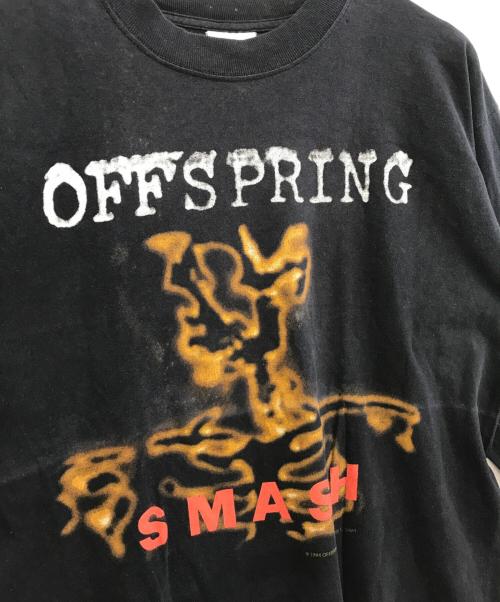 バンドTシャツ（バンドTシャツ）バンドTシャツ (バンドTシャツ) 90s THE OFF SPRING(ザ・オフ・スプリングス) バンド長袖カットソー ブラック サイズ:Ｌの古着・服飾アイテム