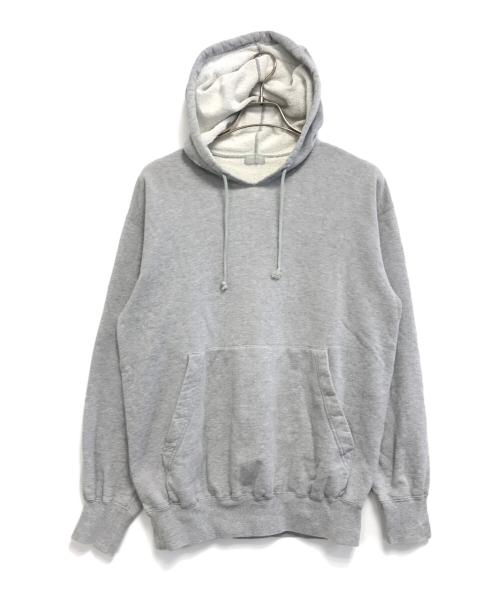 COMME des GARCONS HOMME（コムデギャルソン オム）COMME des GARCONS HOMME (コムデギャルソン オム) 90'sデジタルロゴプルオーバーパーカー グレー サイズ:不明の古着・服飾アイテム