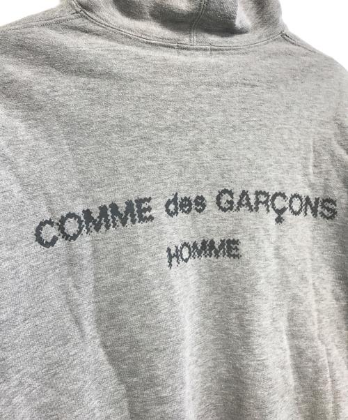 COMME des GARCONS HOMME（コムデギャルソン オム）COMME des GARCONS HOMME (コムデギャルソン オム) 90'sデジタルロゴプルオーバーパーカー グレー サイズ:不明の古着・服飾アイテム